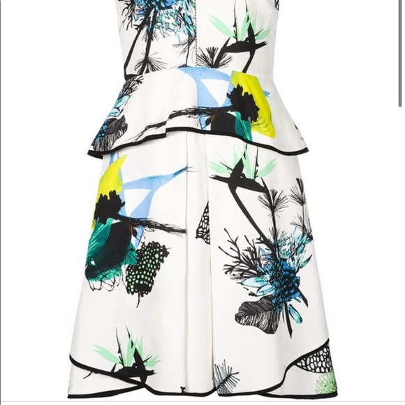 Proenza Schouler Ikebana Floral Peplum Dress - Picture 6 of 11